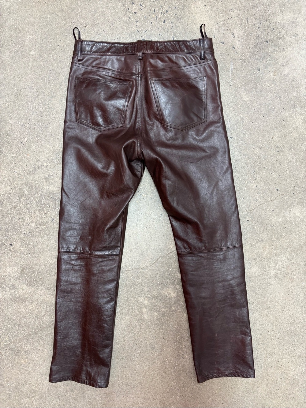 GAP Men's boot cut Leather pants